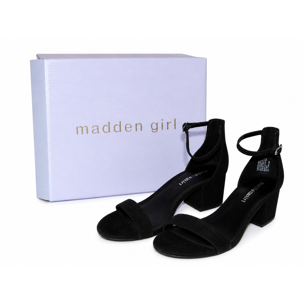 Madden Girl Ileana Heeled Sandals Women’s Size 9 Open Toe Strappy Dress Shoes